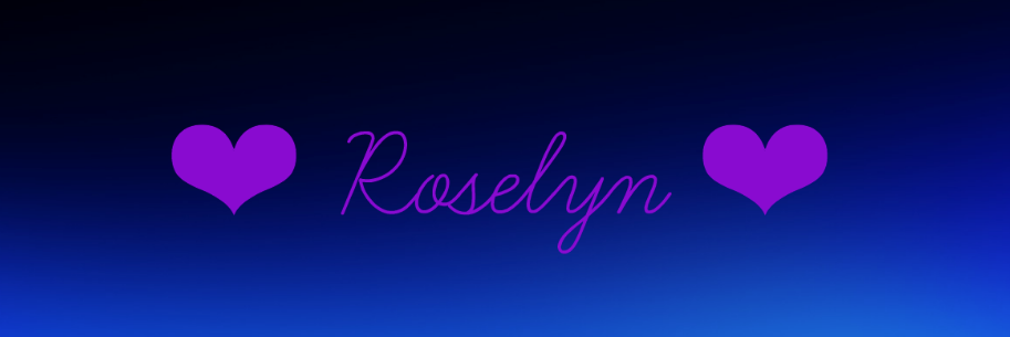 ❤ Roselyn ❤ banner