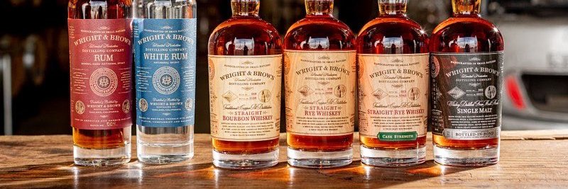 Wright & Brown Distilling Co. banner