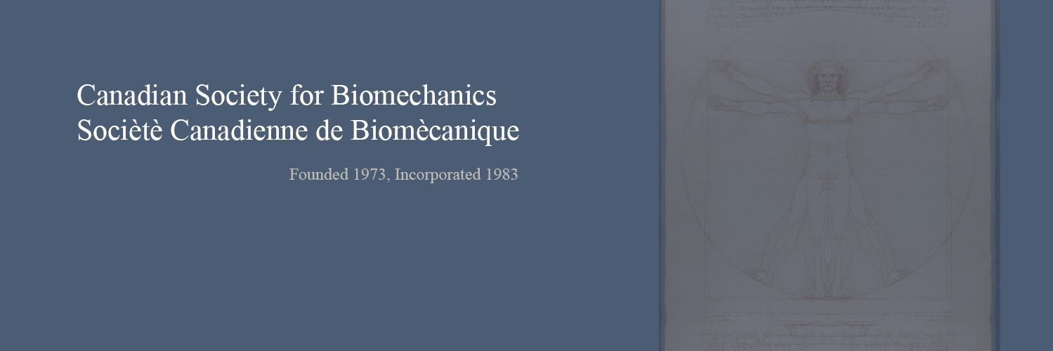 Canadian Society for Biomechanics banner
