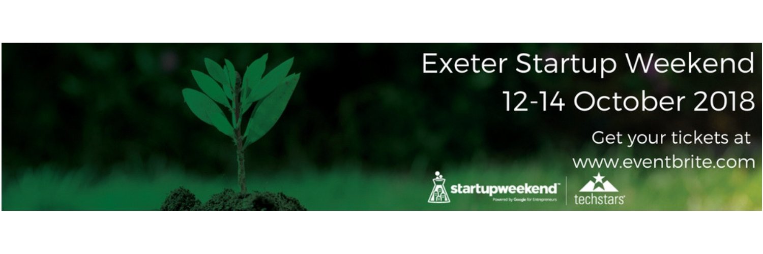 StartupWeekendExeter banner