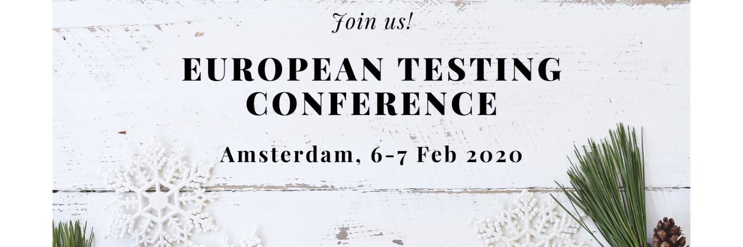 Euro Testing Conf #EuroTestConf banner