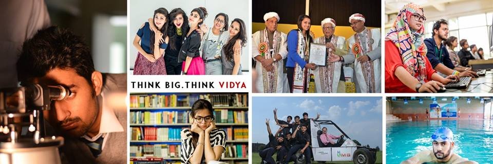 Vidya University banner