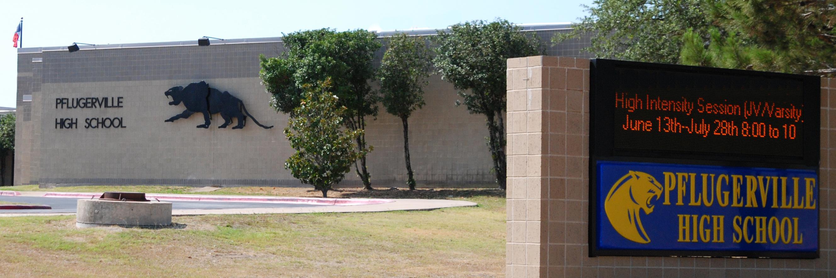 Pflugerville HS banner