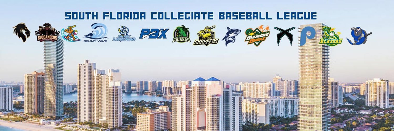South Florida Collegiate Baseball League's banner