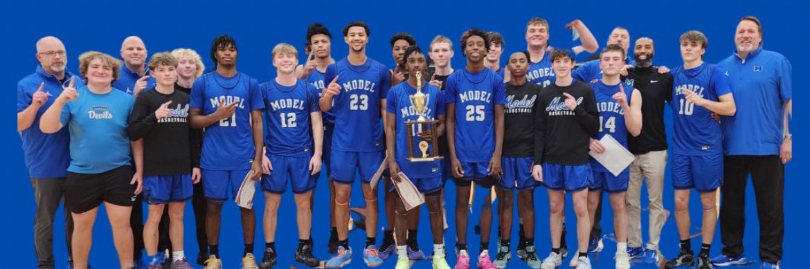 Model Basketball banner