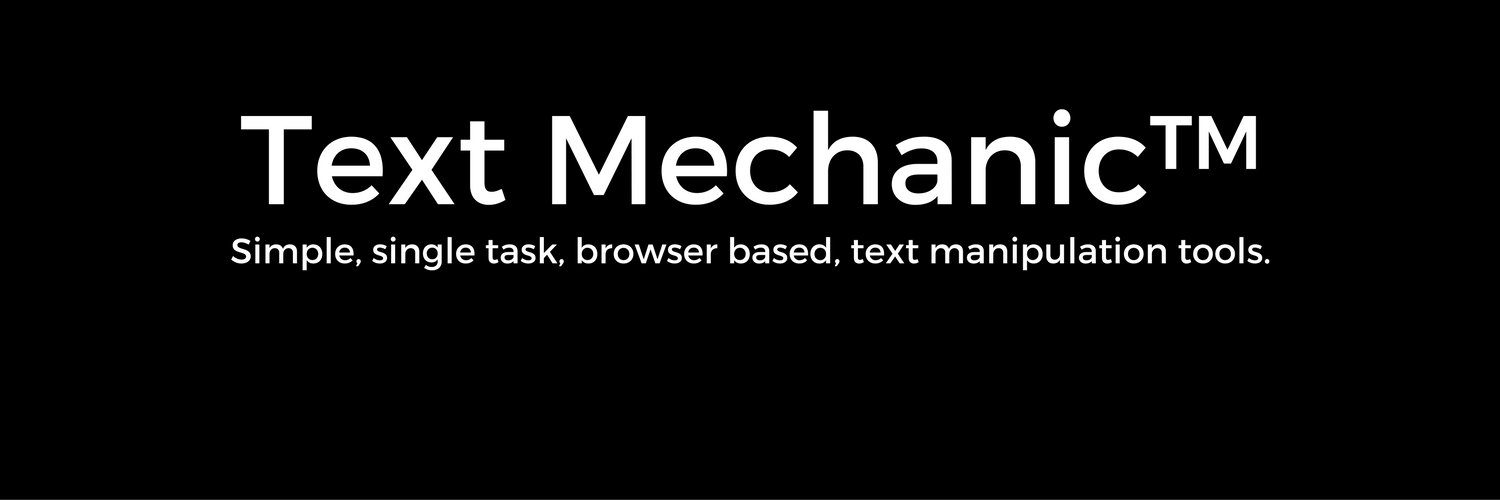 thetextmechanic's profile banner image