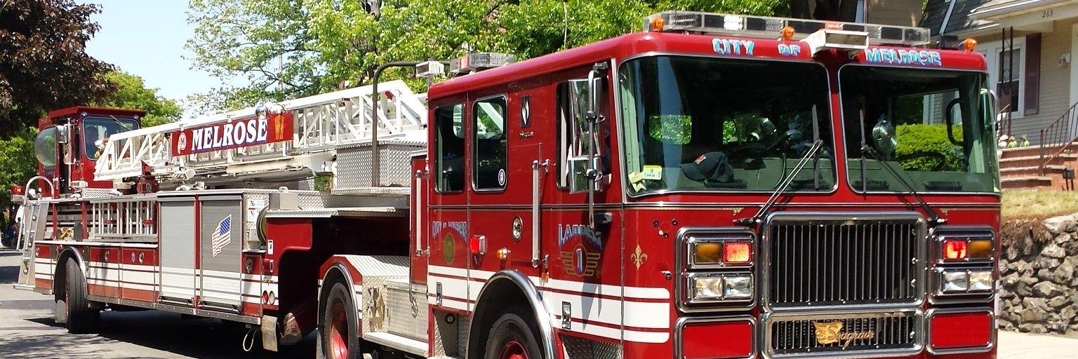 Melrose Fire Dept. banner