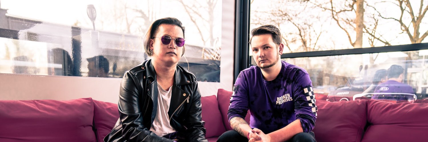 PAINTED YOUNG 💜🖤 banner