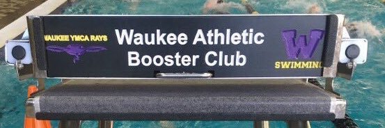 Waukee Athletic Booster Club banner