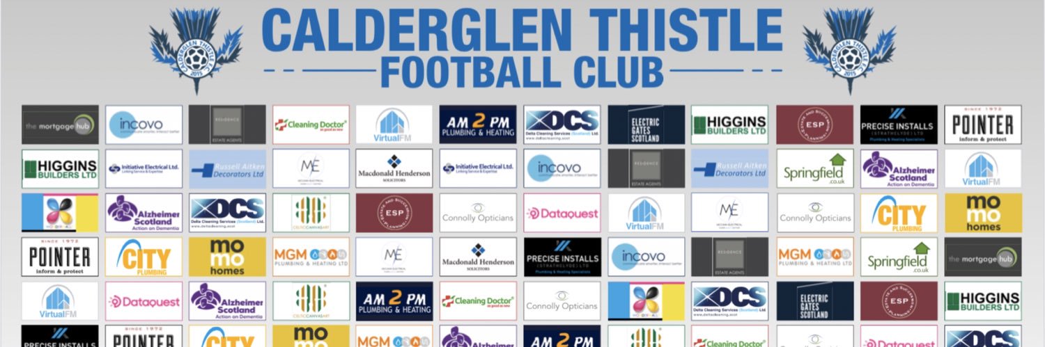 Calderglen Thistle Football Club banner