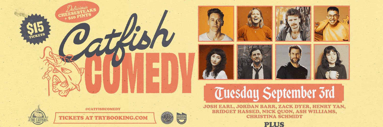 Catfish Comedy banner