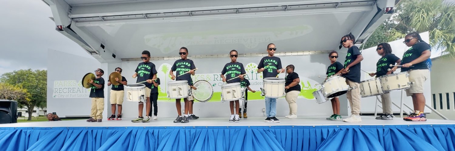 Dillard Elementary Drum-line banner
