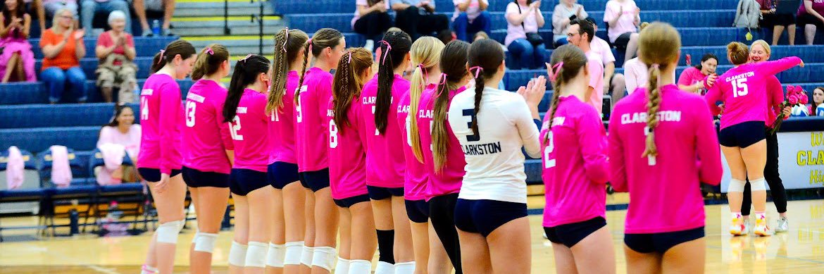 Clarkston Volleyball banner