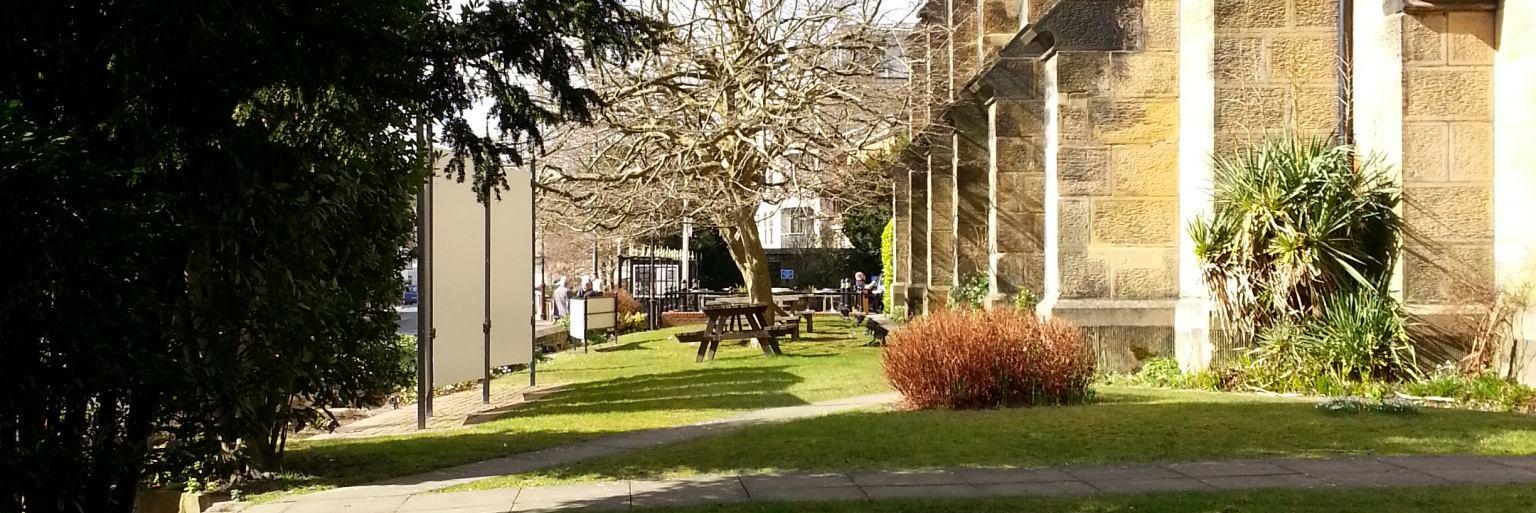 Trinity Churchyard banner