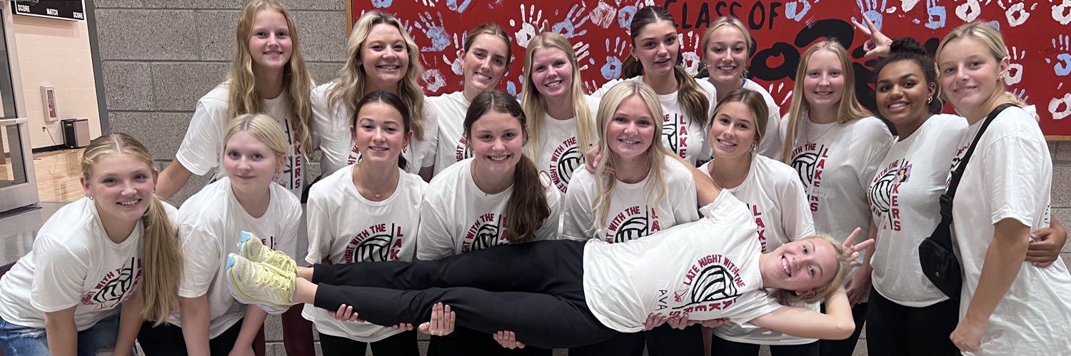 Detroit Lakes Laker Volleyball banner