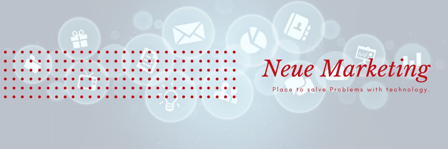 NeueMarketing's profile banner image