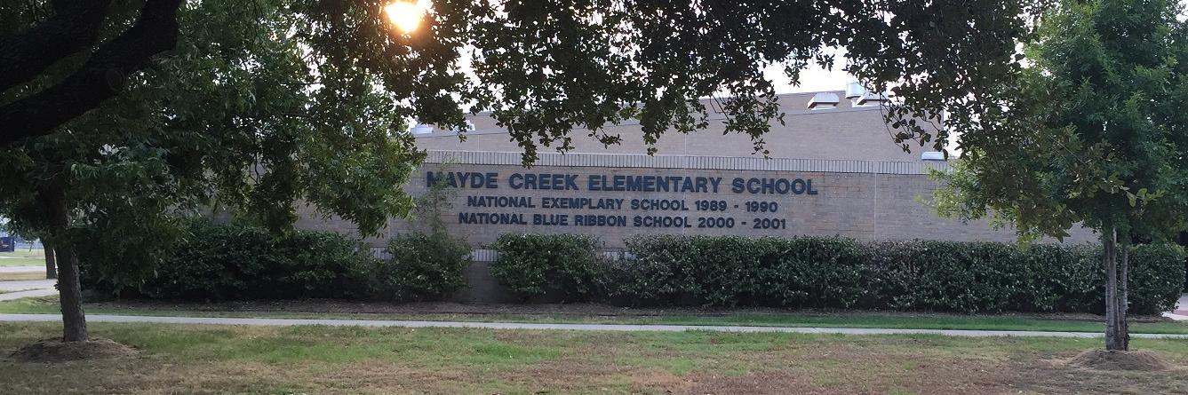 Mayde Creek Elem banner
