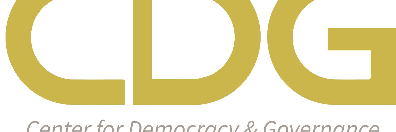 Center for Democracy and Governance (CDG) banner