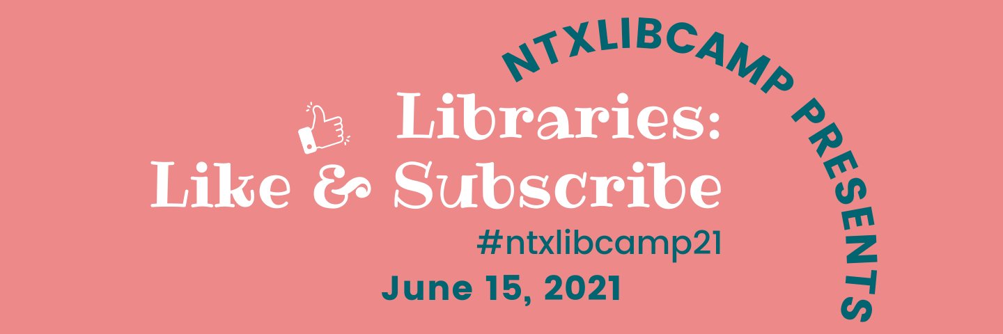 NTXLibcamp banner