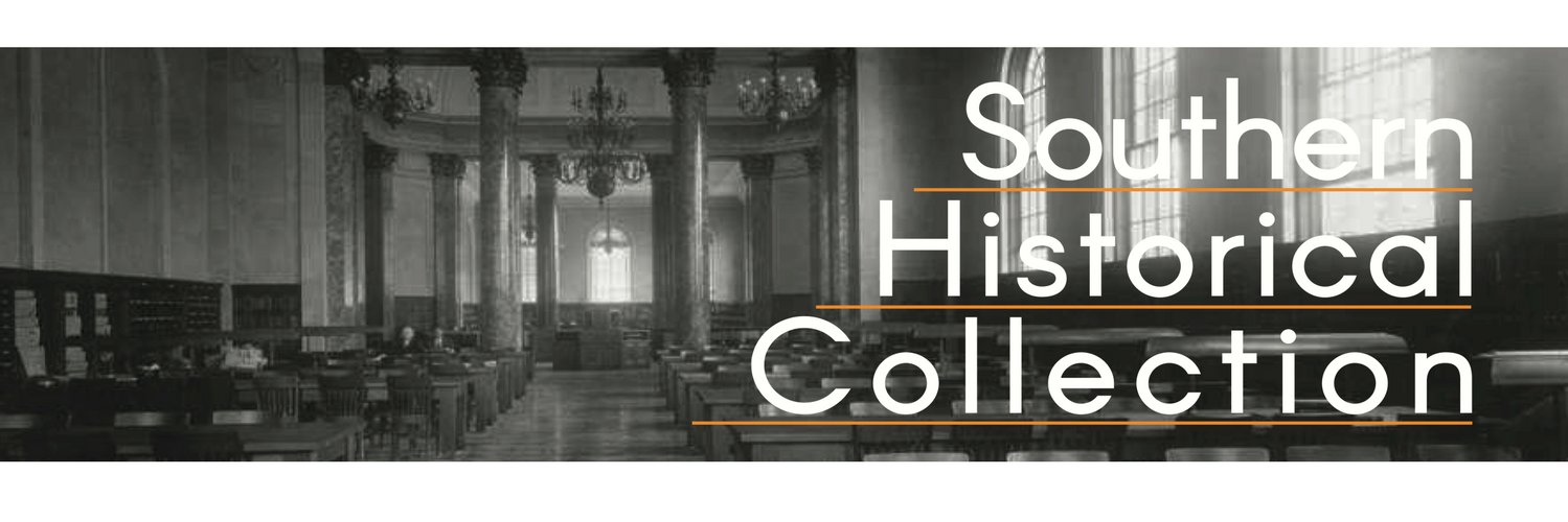 Southern Historical Collection, UNC Chapel Hill banner