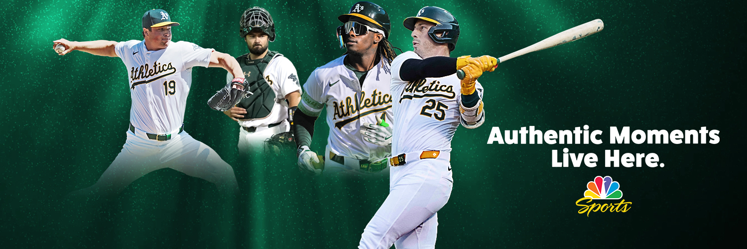 Athletics on NBCS's banner