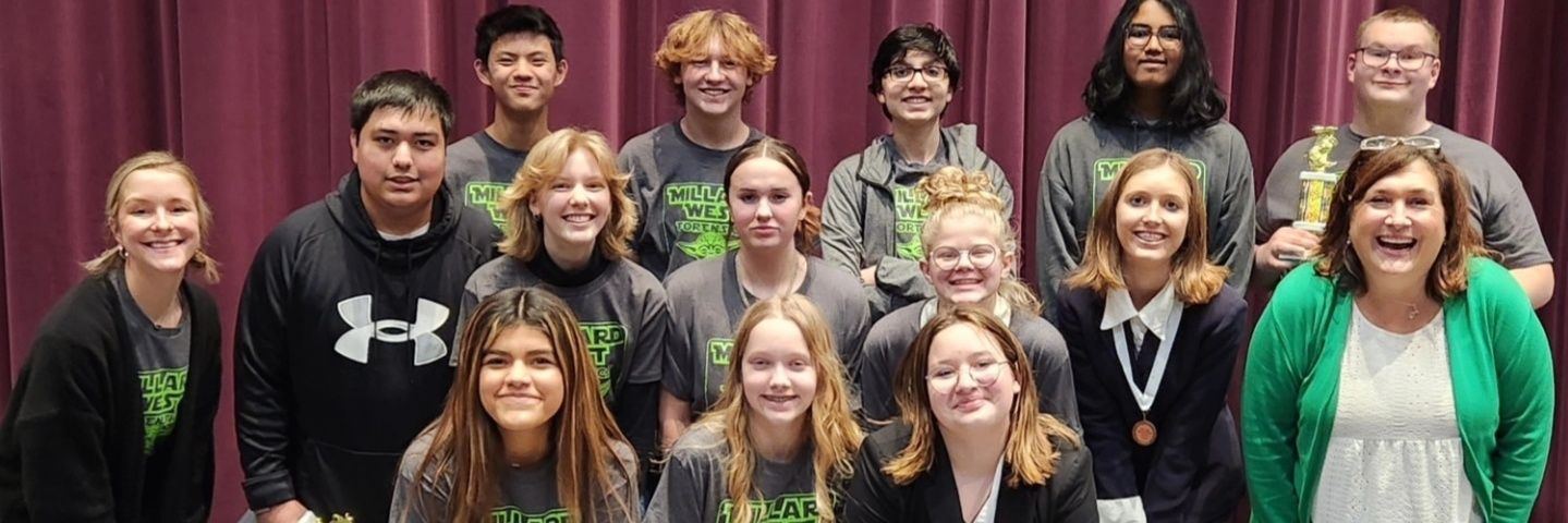 MWHS Forensics Team banner