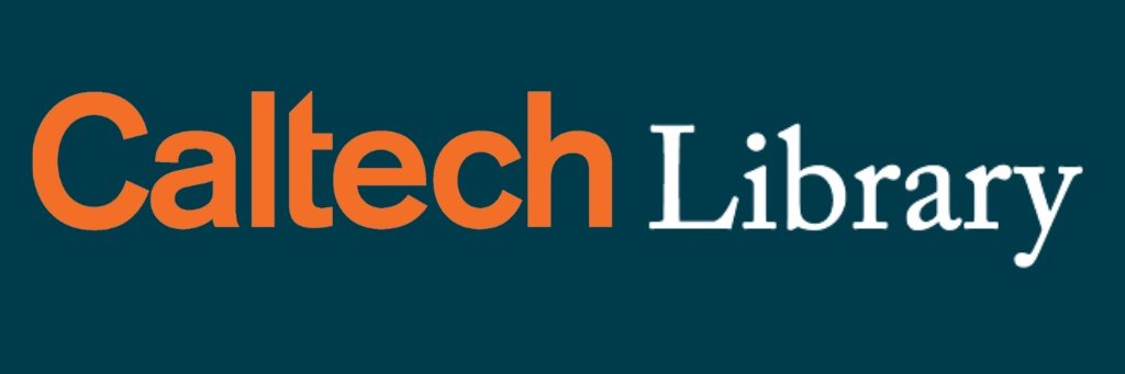 Caltech Library banner