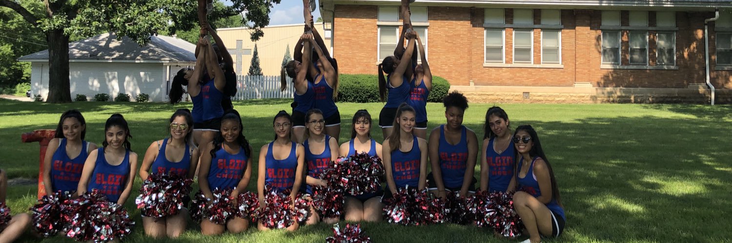 Elgin Cheer banner