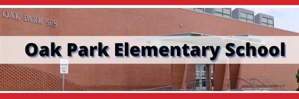 Oak Park Elementary banner