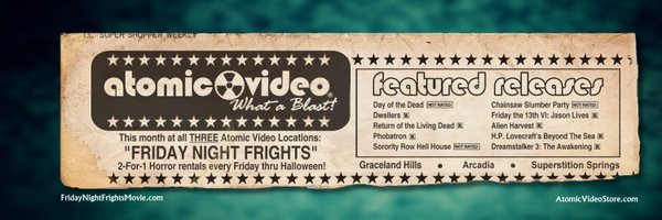 FRIDAY NIGHT FRIGHTS 📼 Profile Banner