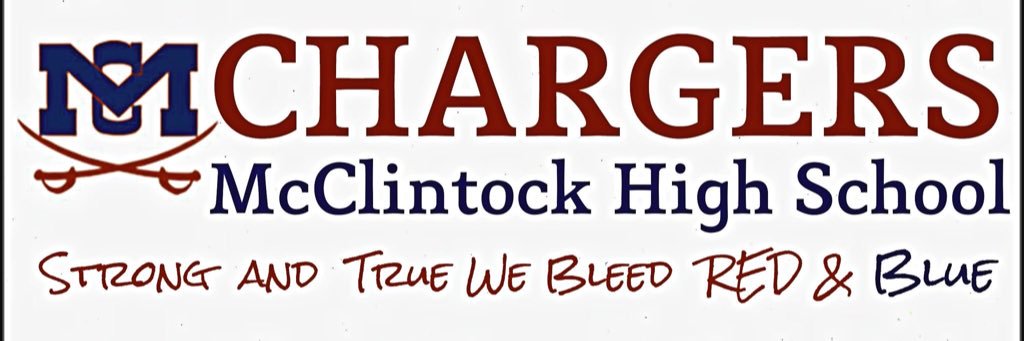 McClintock Chargers banner