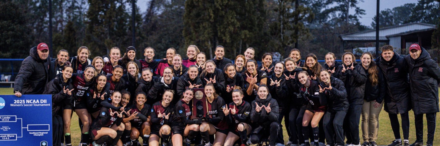 Lenoir-Rhyne Women's Soccer banner