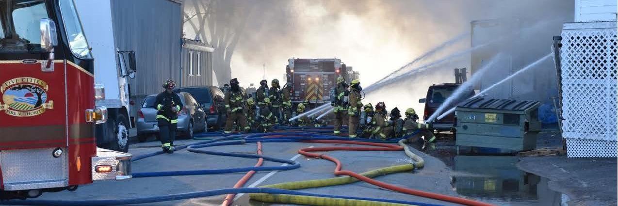 Five Cities Fire banner