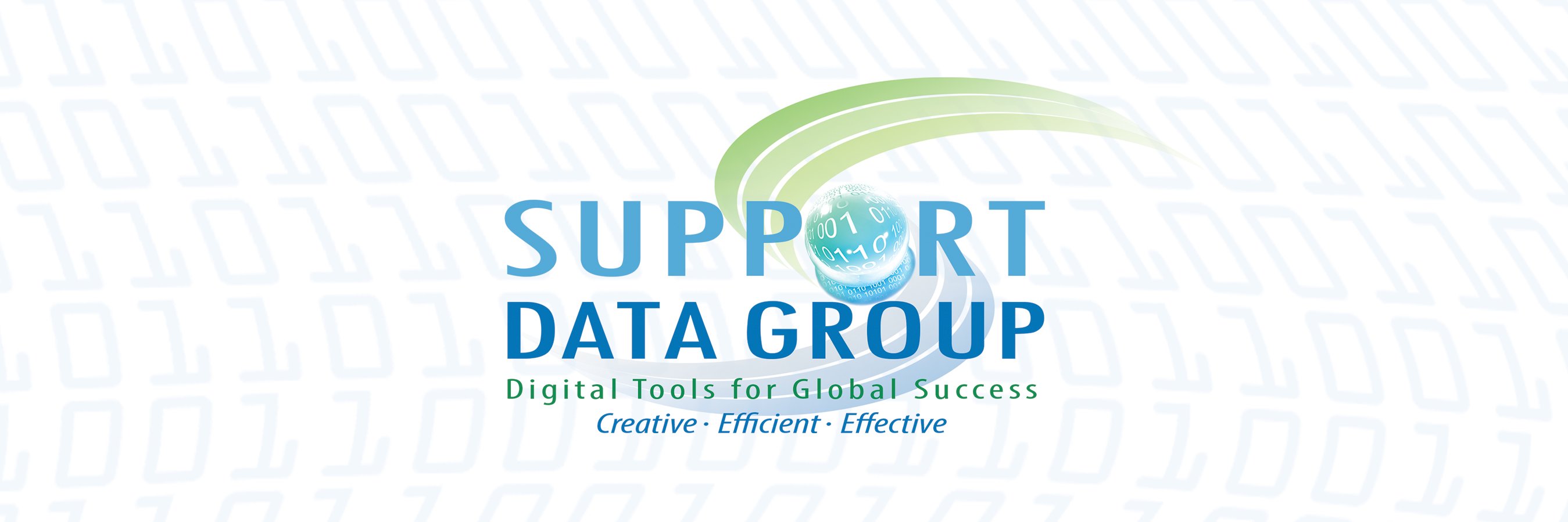Support Data Group banner