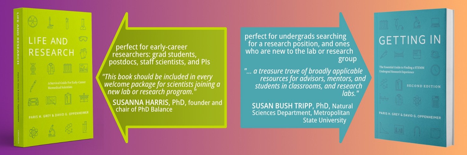 Paris H. Grey ⏰🧬⚗️🧪🔬🧫🖊☕️ banner