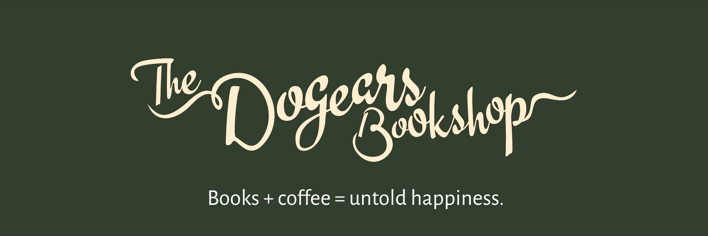 The Dogears Bookshop banner