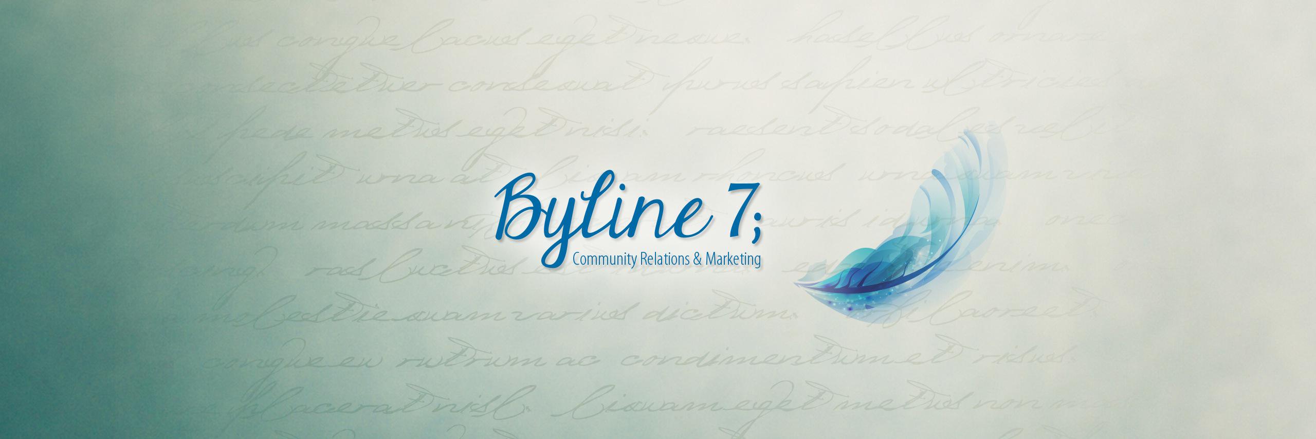 Byline7PR's profile banner image