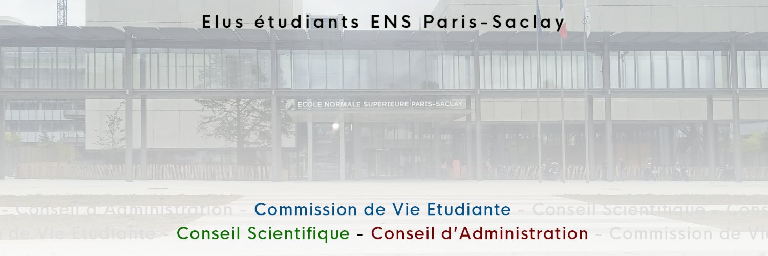 ElusENSPSaclay's profile banner image