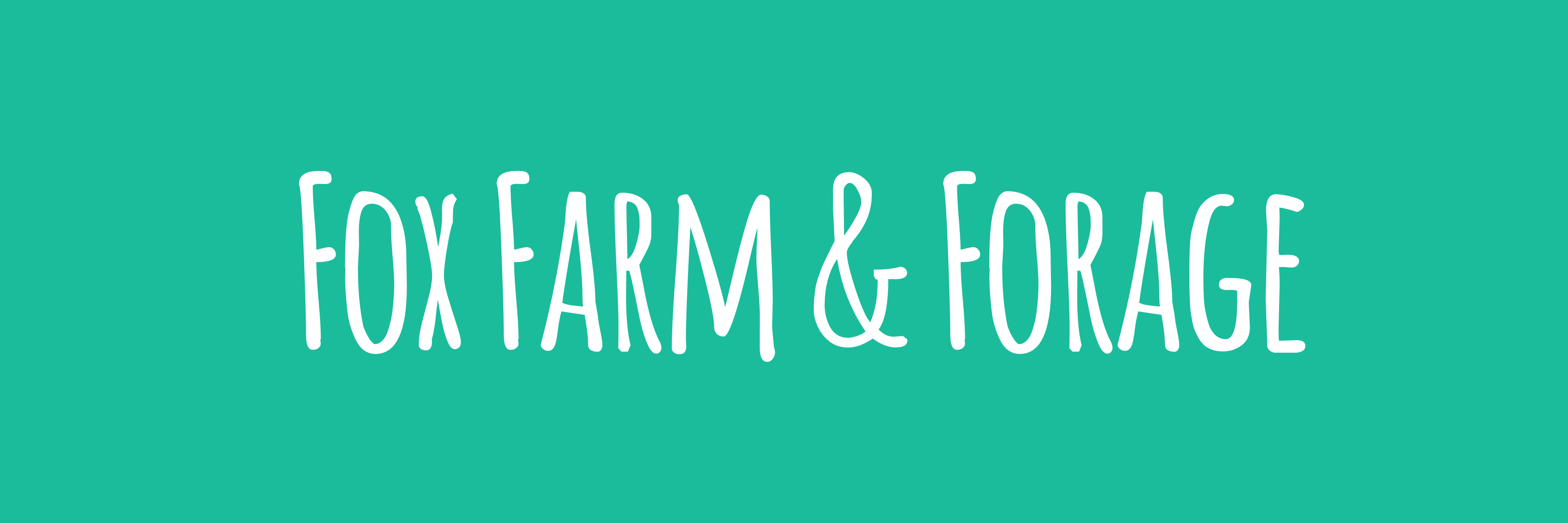 foxfarmforage's profile banner image