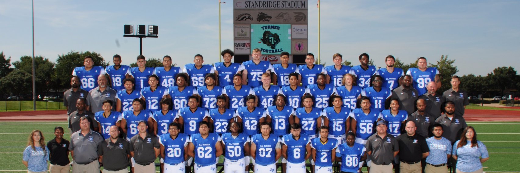 R.L. Turner Football banner
