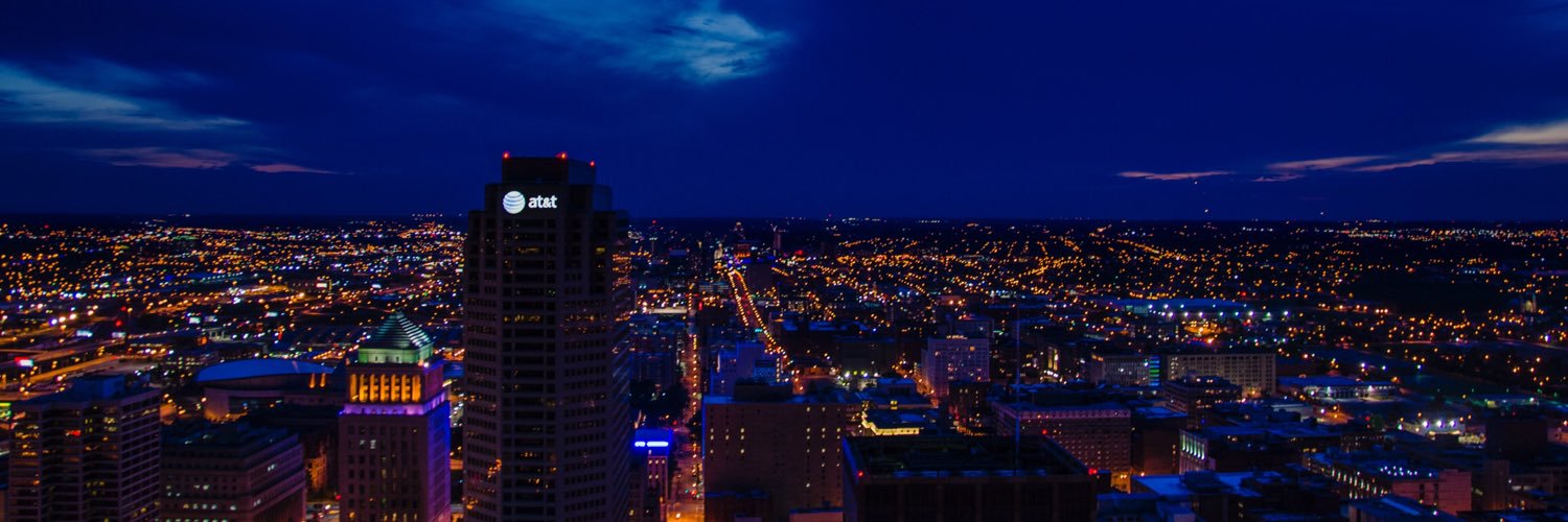 Light Up St. Louis banner