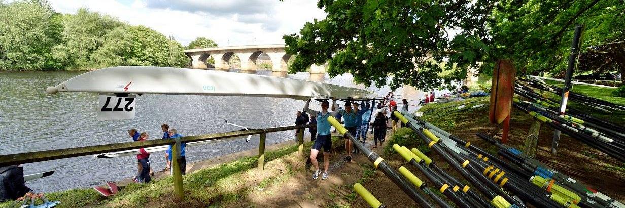 Hexham Rowing Club banner