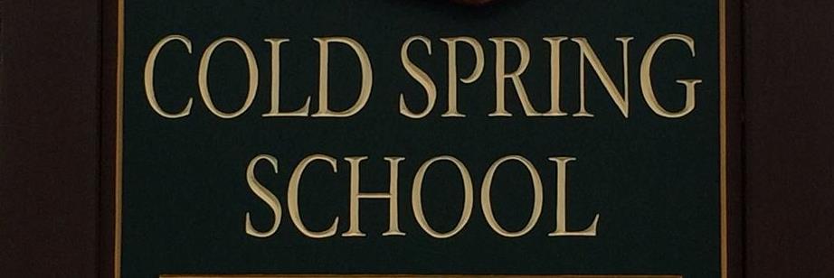 Cold Spring Elementary School banner