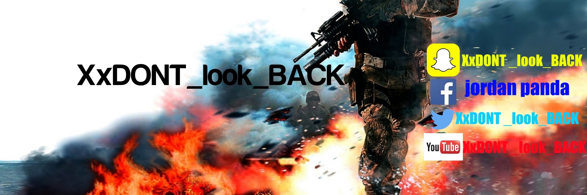 XxDONTlookBACK's profile banner image
