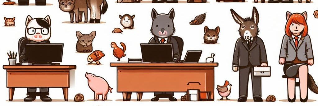 職場の動物たち banner