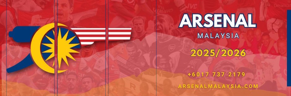 Arsenal Malaysia's banner