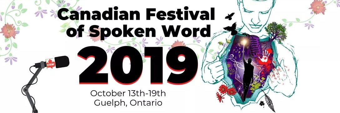 Canadian Festival of Spoken Word banner