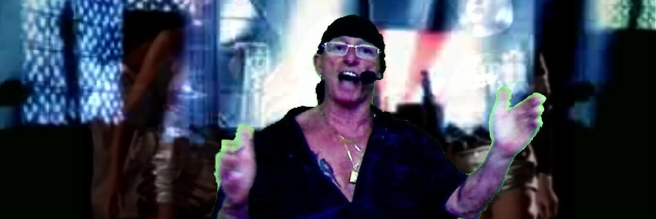 Popeye K-I stand with #Israel and People of Persia banner