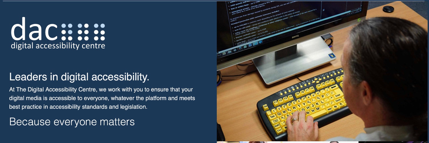 Digital Accessibility Centre banner
