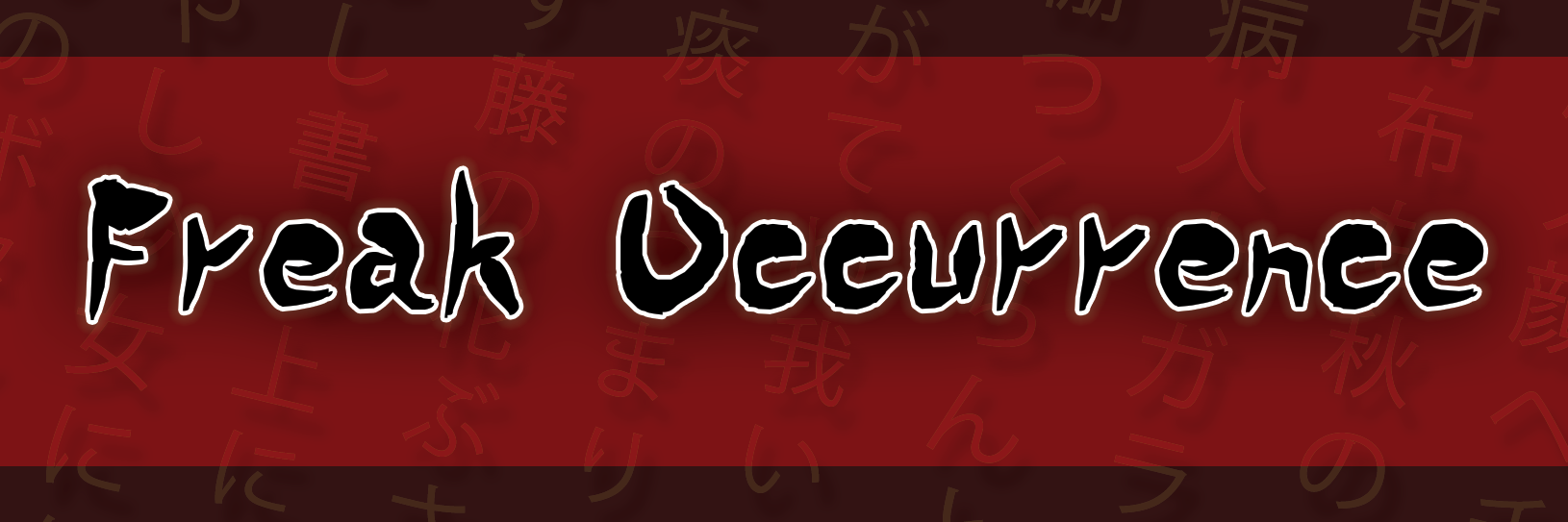 FreakOccurrence's profile banner image